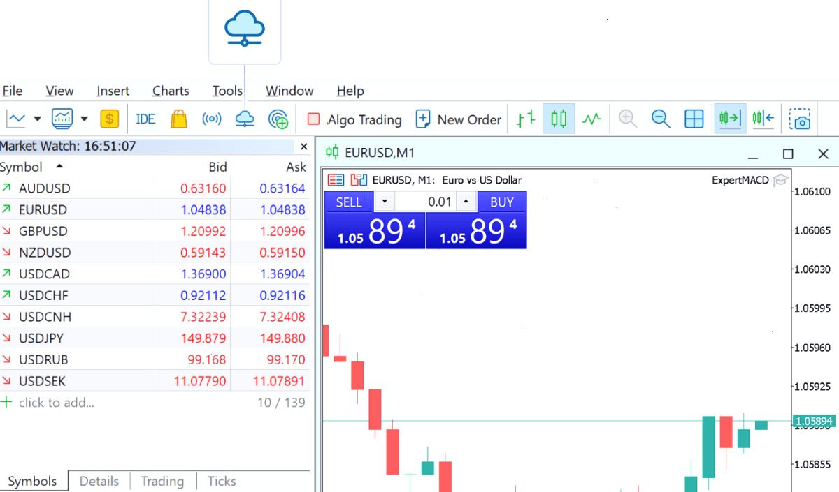 打开MQL5虚拟主机